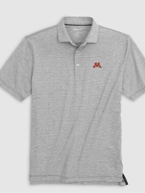 NEW⭐️Johnnie-O UniversityofMinnesota Lyndonn Striped Jersey Performance Polo$135